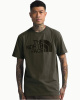 Футболка TNF S/S Half Dome Tee (Мужской; S; NewTaupeGreen Black)